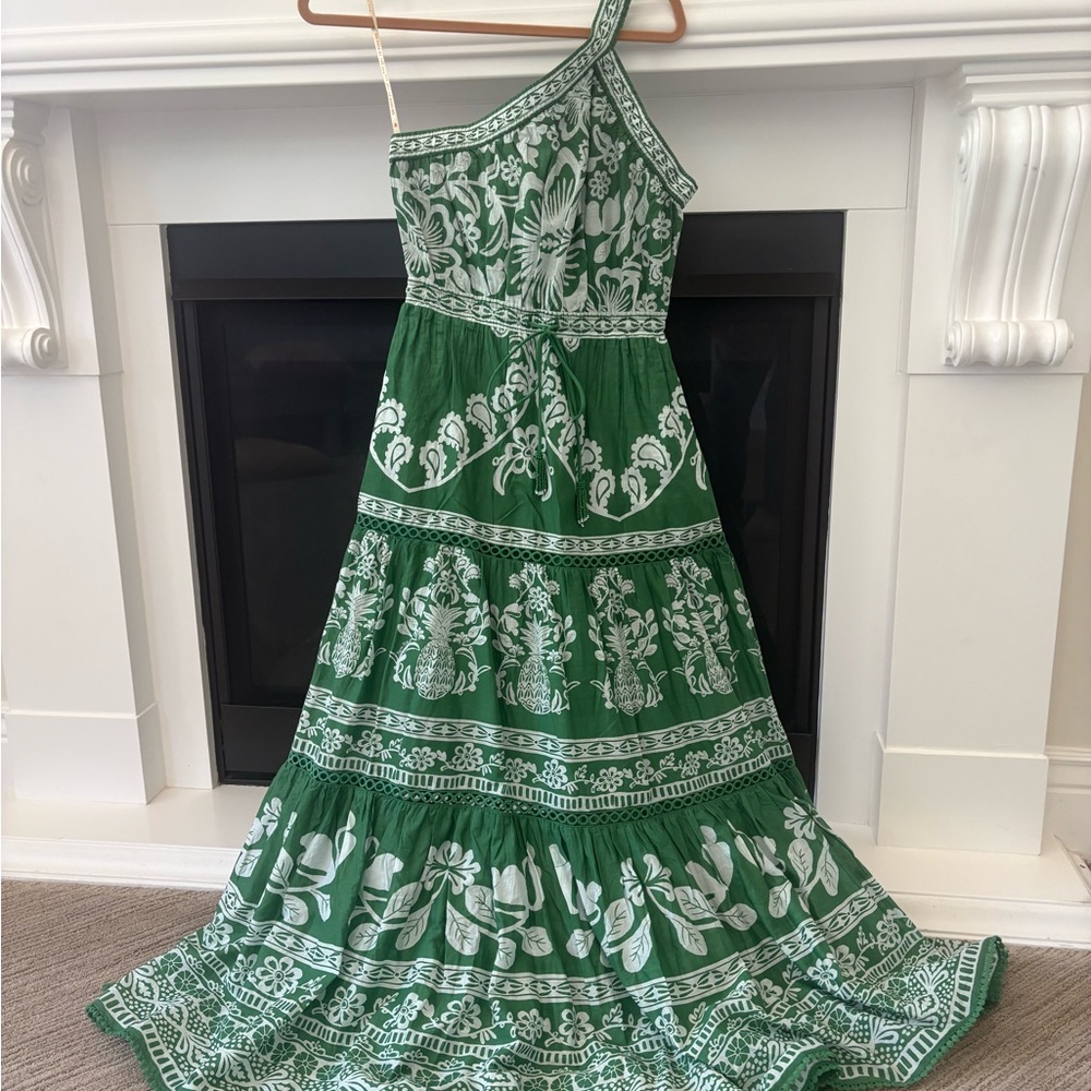 NWT Green Sweet Garden Maxi Dress - Picture 7 of 8